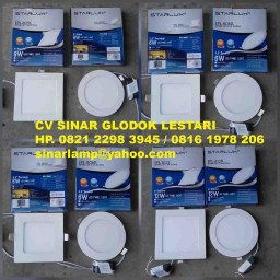 Lampu downlight led 6w 9w dan 12w Starlux